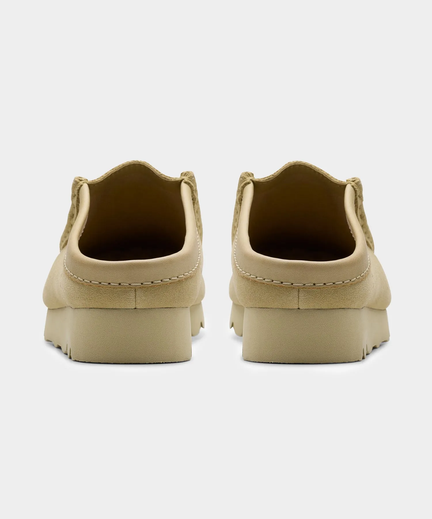 Clarks Wallabee Slip in Maple Suede