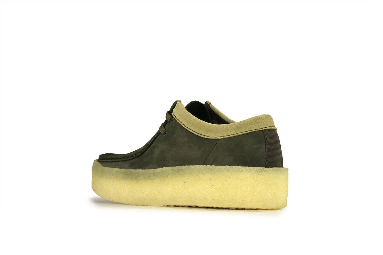 Clarks Women's Wallabee Cup Dark Green 26173253