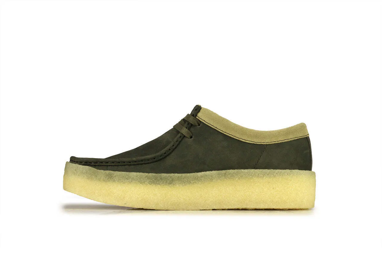 Clarks Women's Wallabee Cup Dark Green 26173253