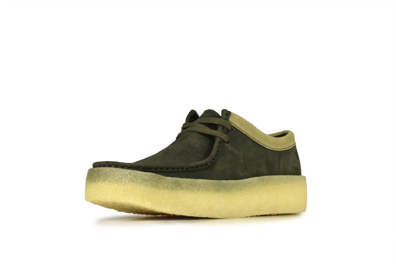 Clarks Women's Wallabee Cup Dark Green 26173253