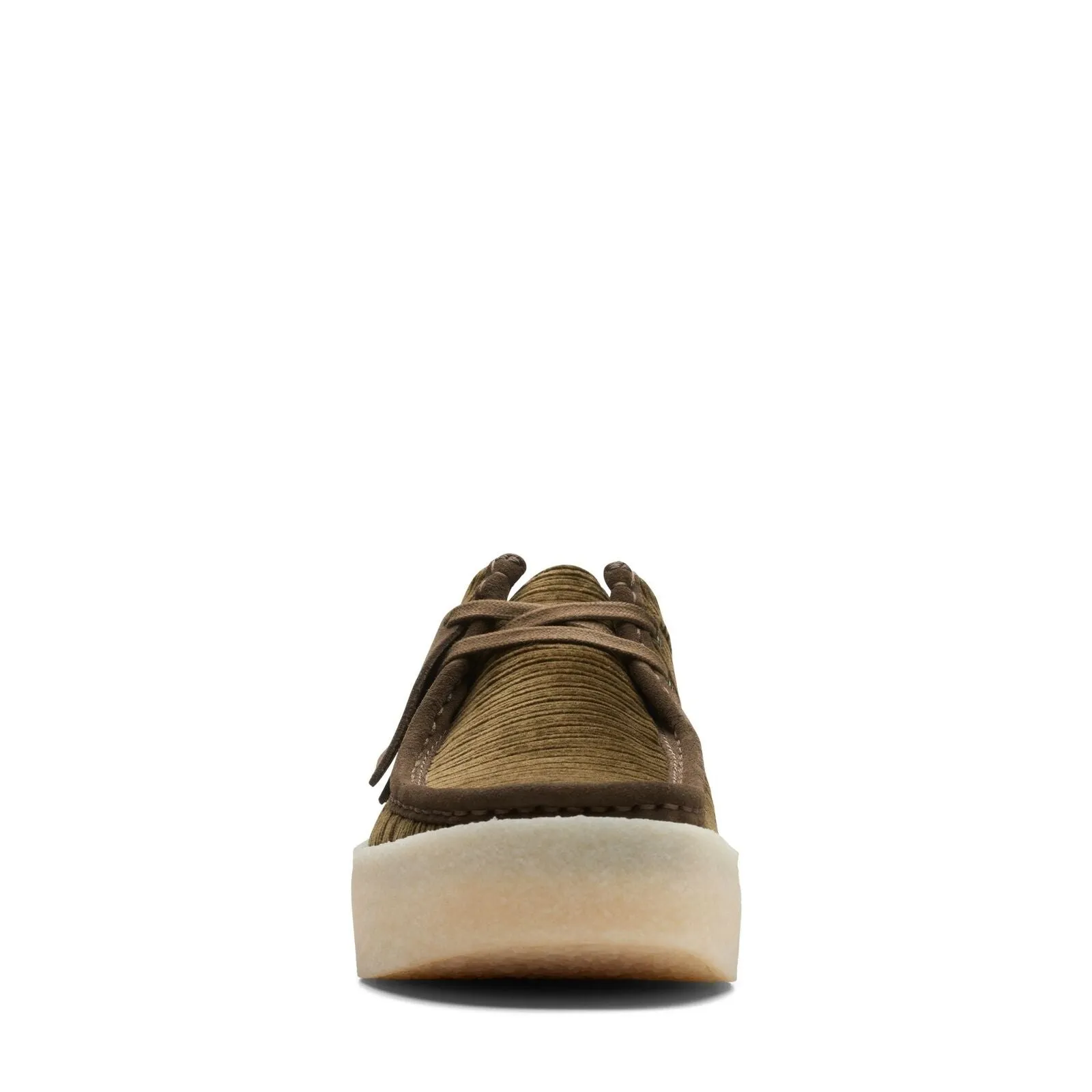 Clarks Women's Wallabee Cup Green Cord 26174037