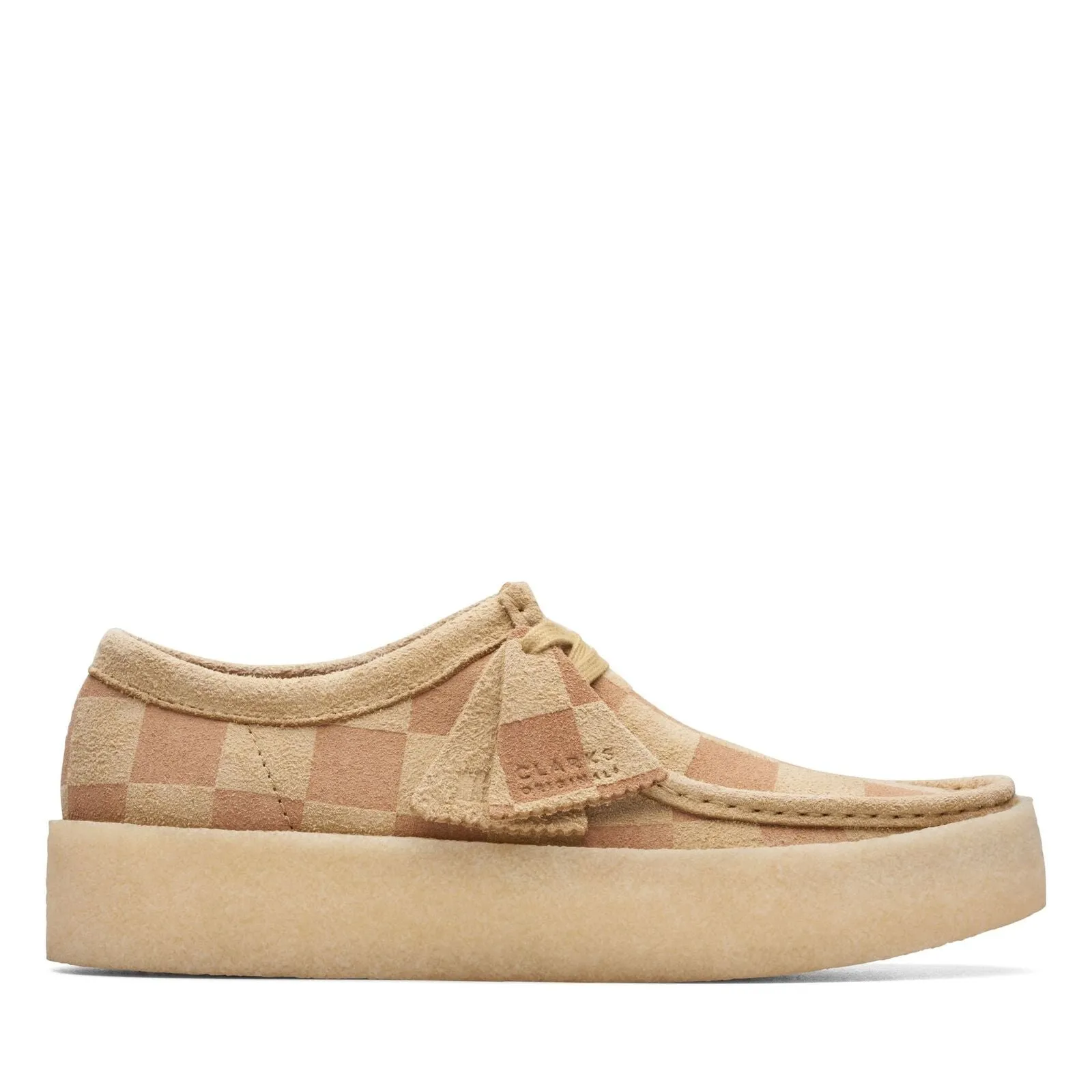 Clarks Women's Wallabee Cup Maple Check 26174518
