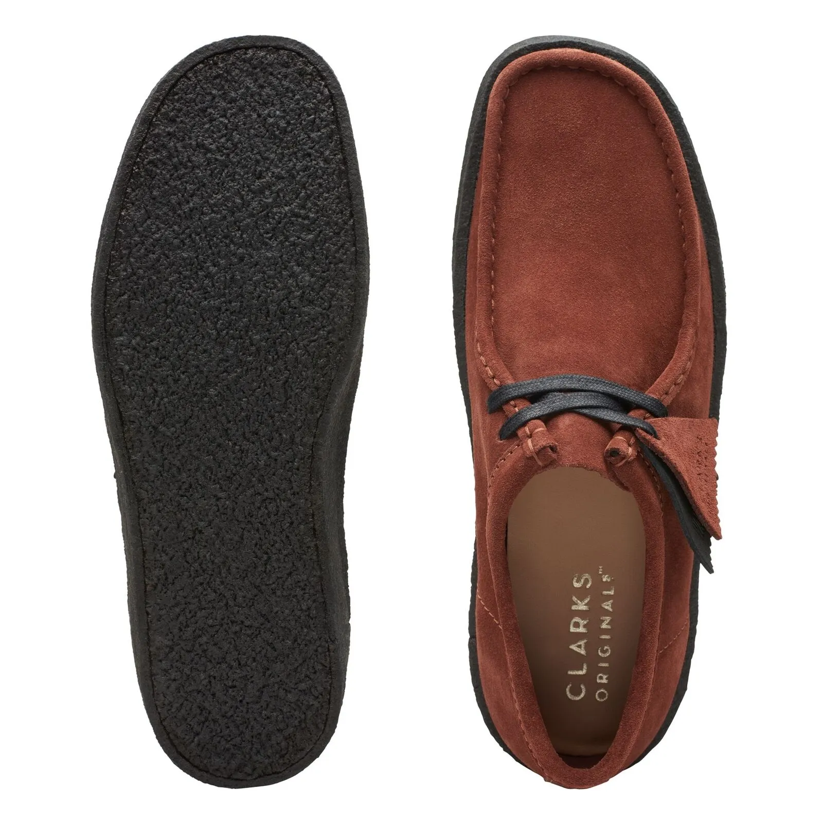 Clarks Women's Wallabee Cup Rust Suede 26173658