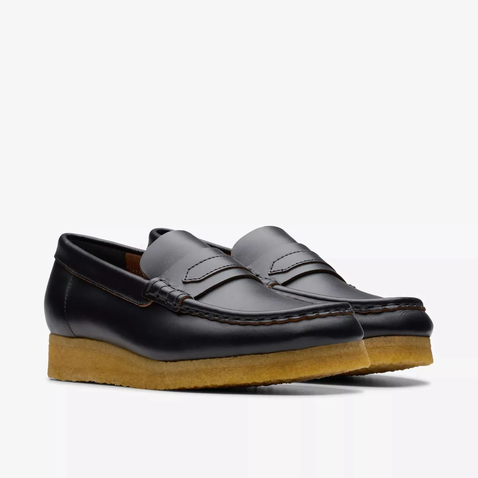 Clarks Women's Wallabee Loafer Black 26177721