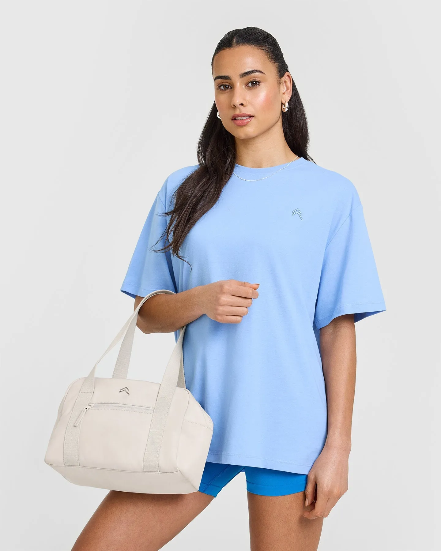 Classic Oversized Lightweight T-Shirt | Powdered Blue