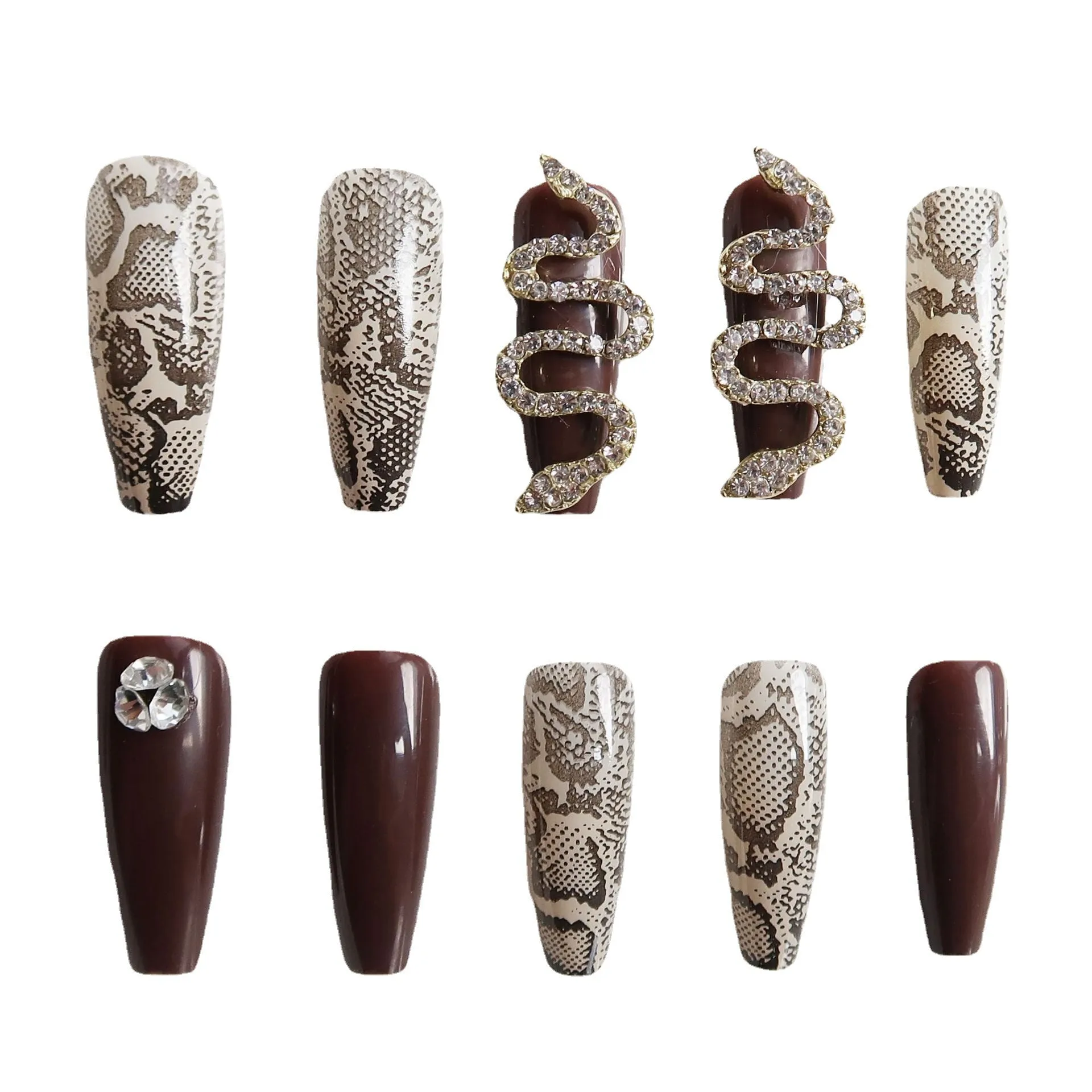 Coffin luxury snake set