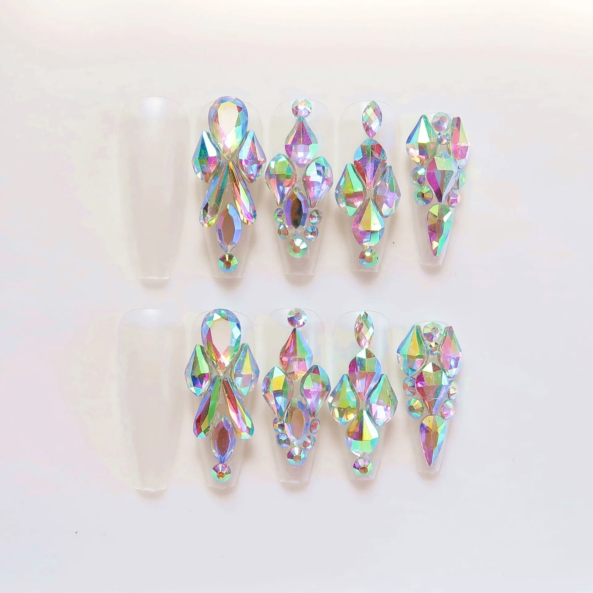 Coffin luxury stones pearl lucency