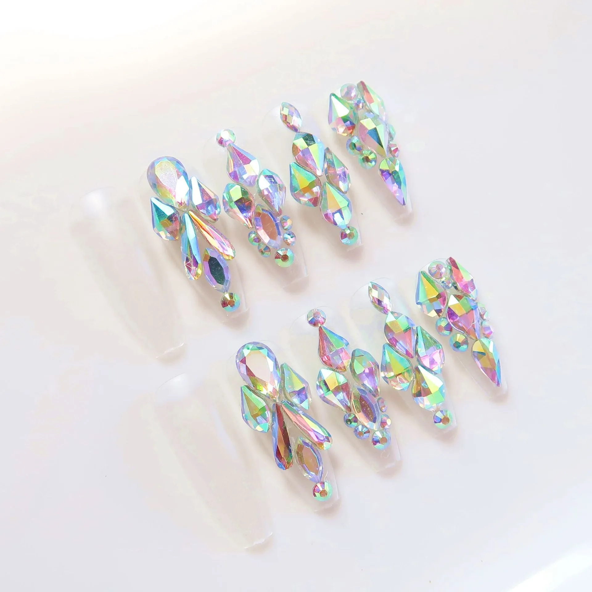 Coffin luxury stones pearl lucency