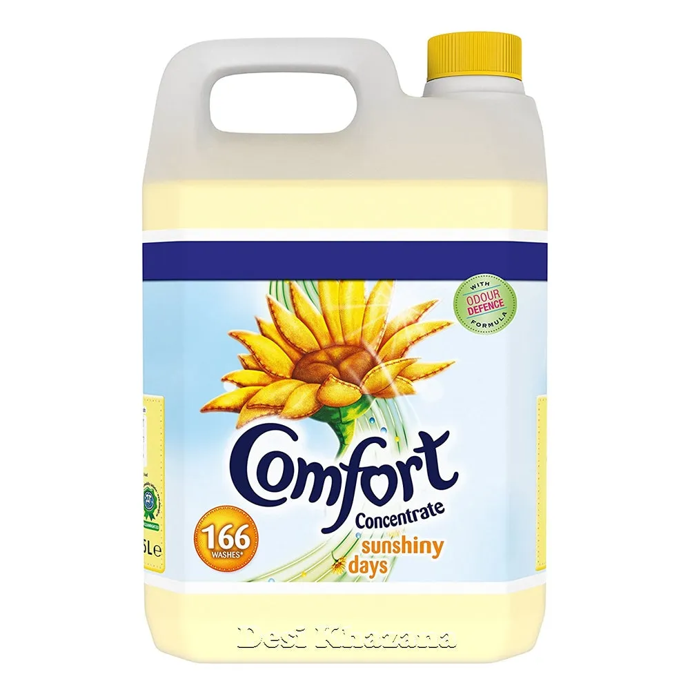 Comfort Sunshiny Days Fabric Conditioner, 5 Litre, 166 Wash