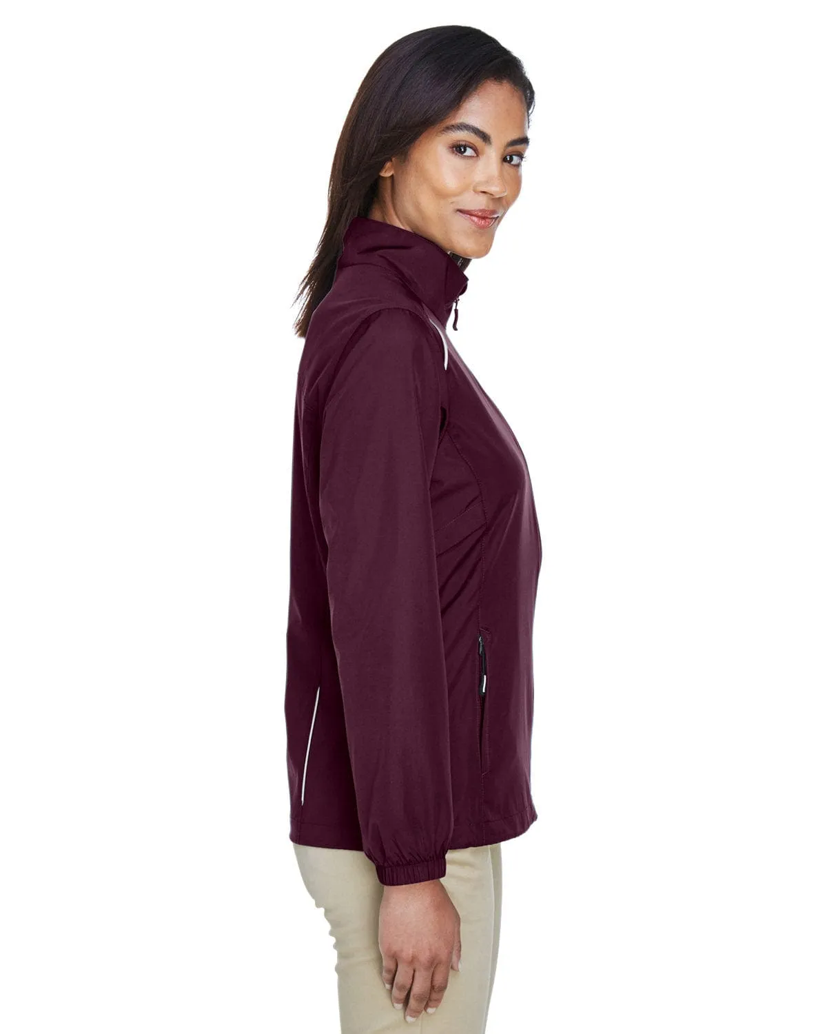 Core 365 Motivate Ladies Unlined Lightweight Jacket | Burgundy