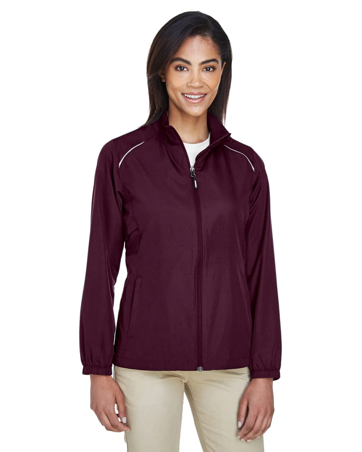 Core 365 Motivate Ladies Unlined Lightweight Jacket | Burgundy