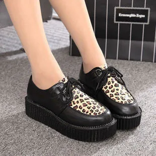 Creepers Shoes Woman plus size 35-41 platform Women Flats Shoes
