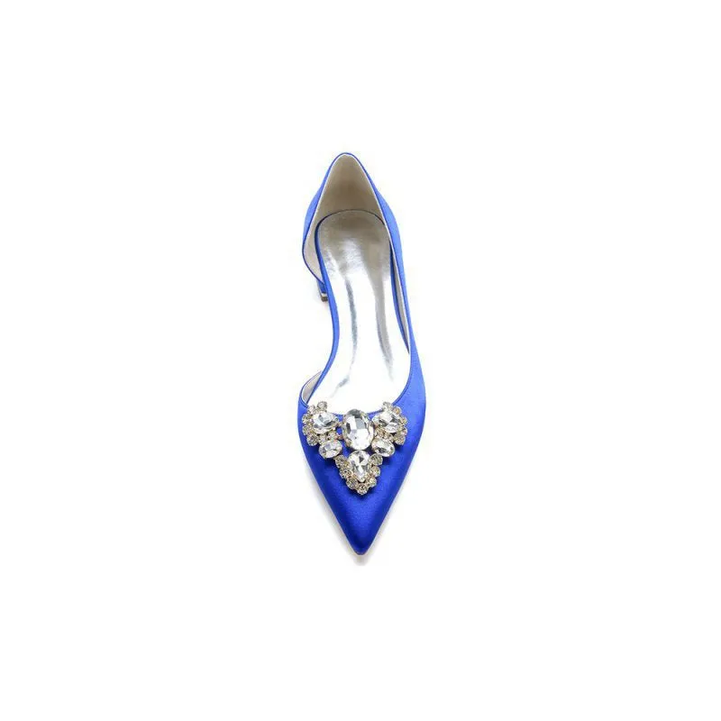 Crystal Simple Pointed Toe Flats