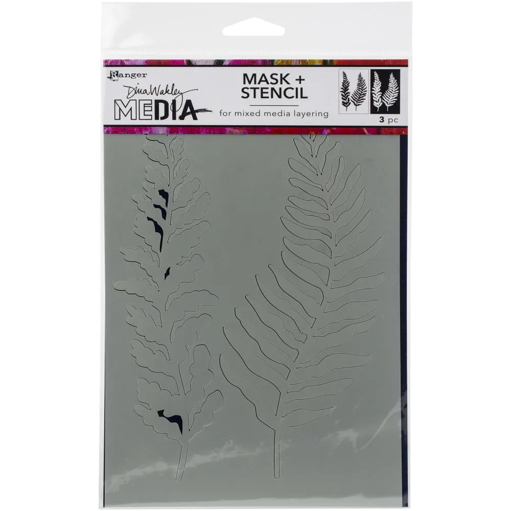 Curly Frond Dina Wakley Mixed Media
