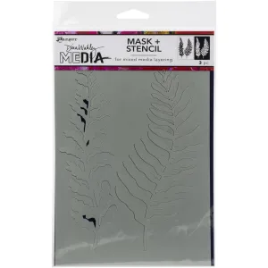 Curly Frond Dina Wakley Mixed Media
