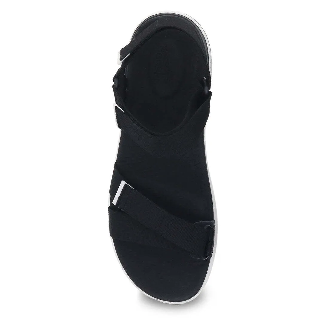 Dansko Women's Racquel Black Webbing 4915500200