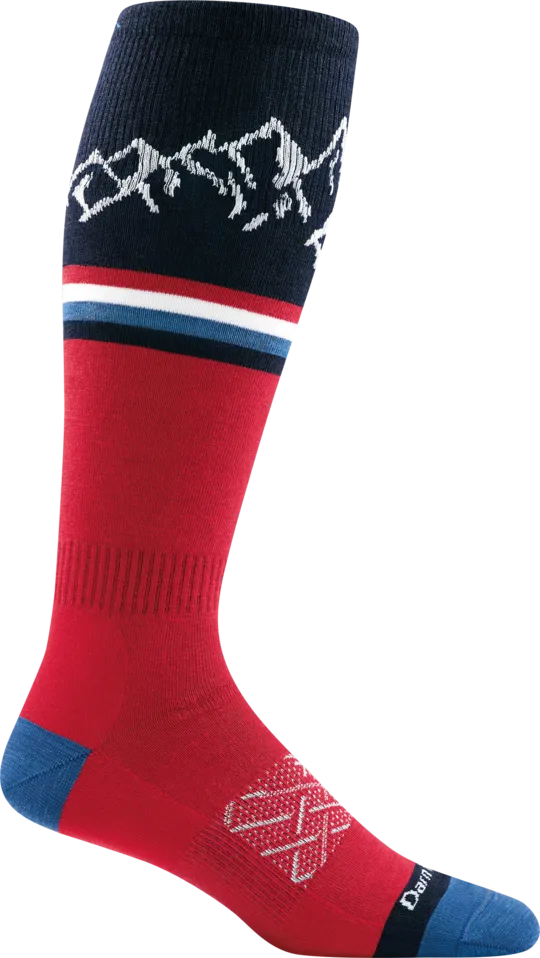 Darn Tough Alpenglow OTC Sock Lightweight Red