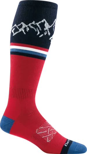 Darn Tough Alpenglow OTC Sock Lightweight Red