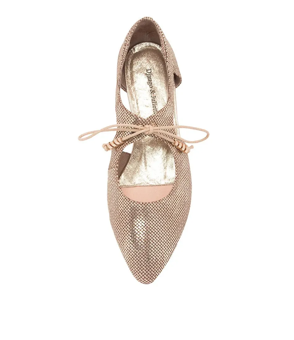 Django and Juliette - Farlia Old Gold Leather