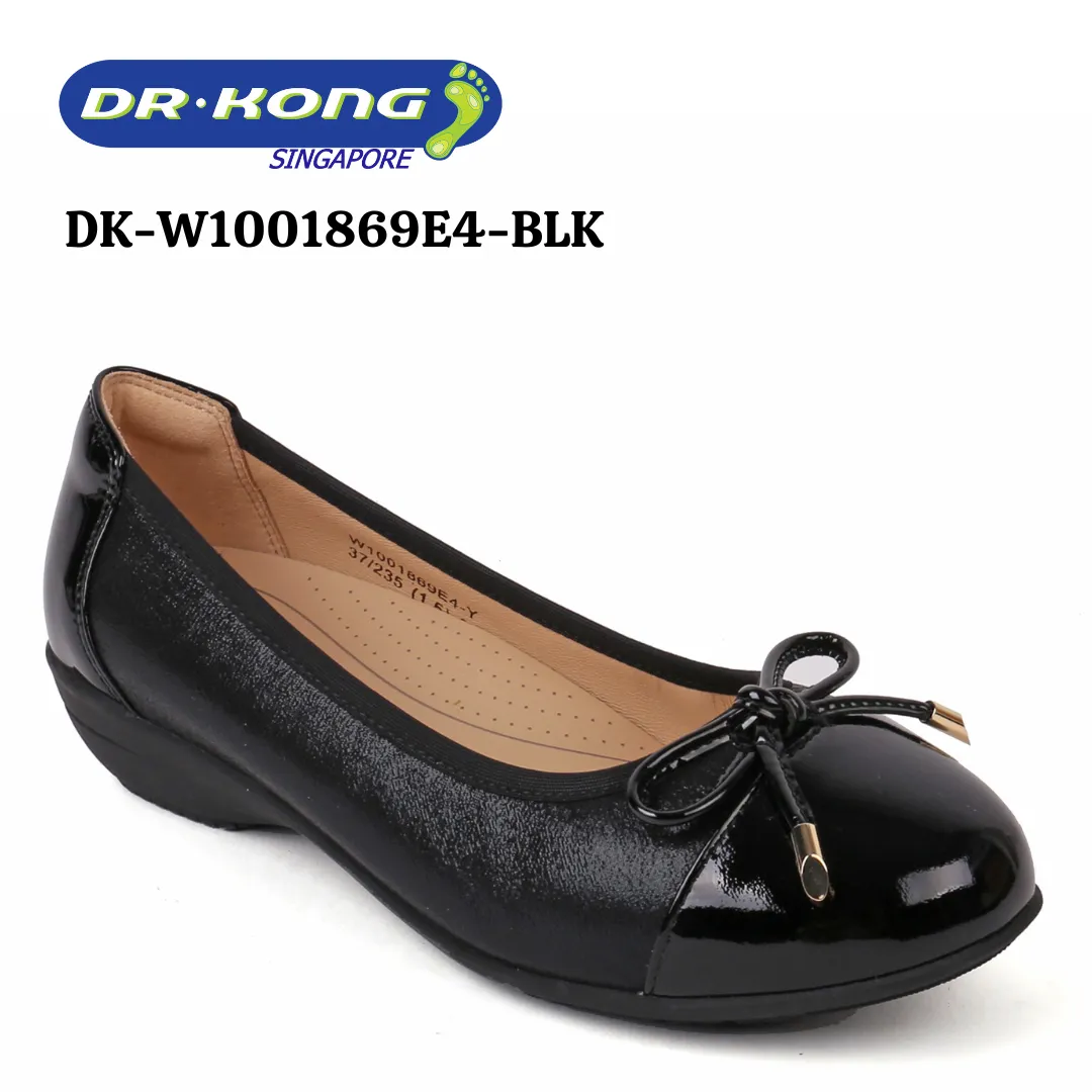 DR.KONG WOMEN COMFORT FLAT SHOES DK-W1001869E4-BLK(RP : $179)