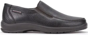 'Ewald' men's ergonomic wide fit (H) loafer - Brown