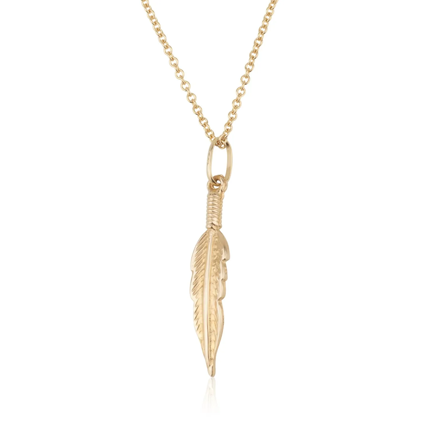 feather necklace