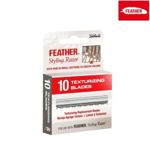 Feather Texturizing & Thinning Blades For Styling Razor
