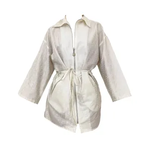 Fendi White Logo Lightweight Jacket