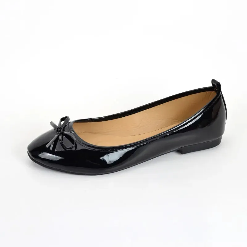 Flat Shoes Women Ballerinas Round Toe Bowtie Slip on Ballet Flats Lazy Loafers Moccasins Ladies Casual Flats Shoes