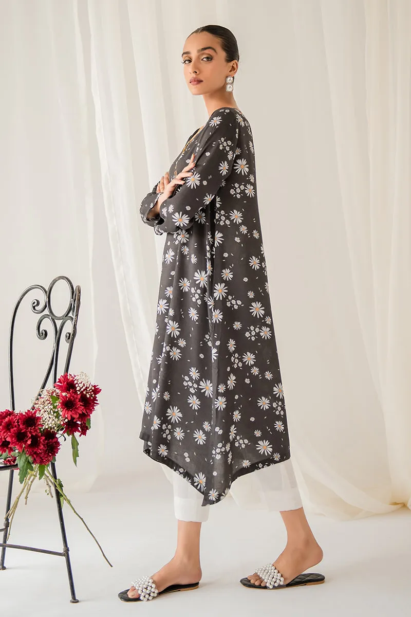 FLINT ROCK DIGITAL PRINTED LINEN SHIRT