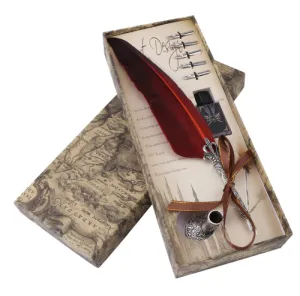 Fountain Feather Dip Quill Pen