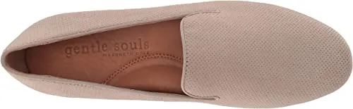 Gentle Souls by Kenneth Cole Women's Eugene 2 Perf Loafer Flat, Mushroom, 6.5 M US