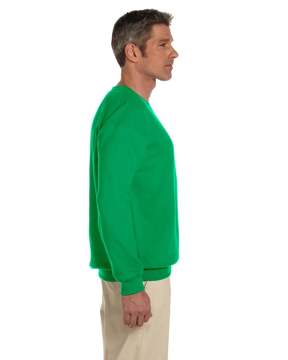 Gildan Lightweight 50/50 Crewneck Sweatshirt | Irish Green