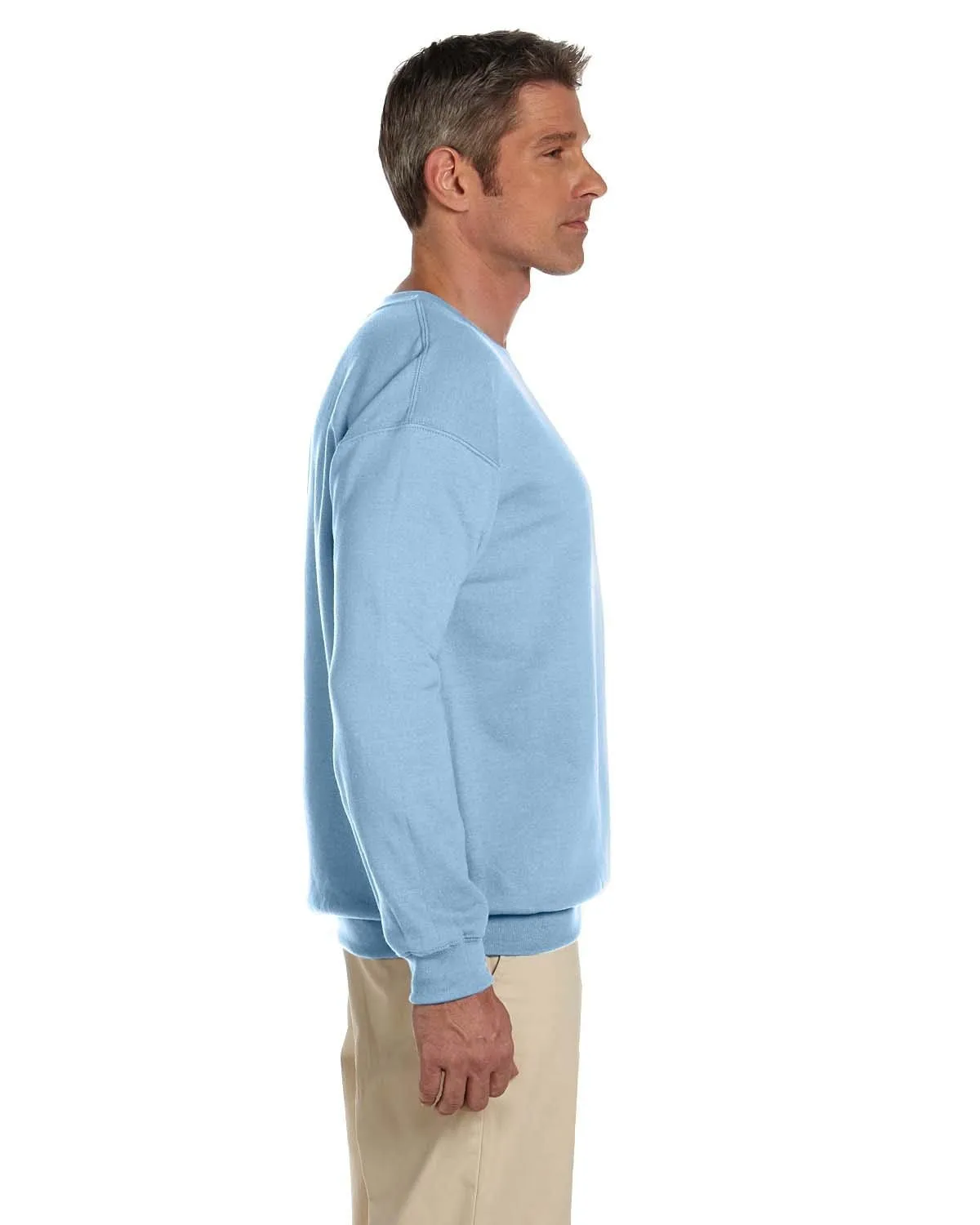 Gildan Lightweight 50/50 Crewneck Sweatshirt | Light Blue