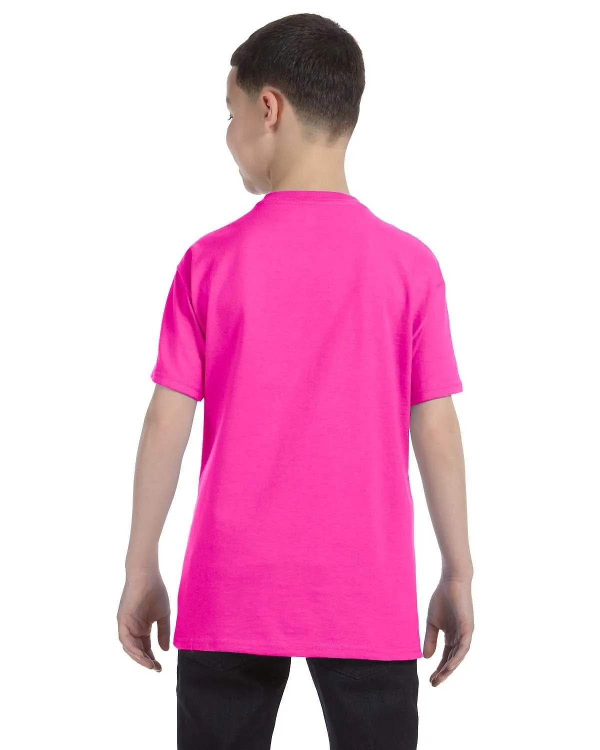 Gildan Youth Lightweight 100% Cotton T-Shirt | Azalea