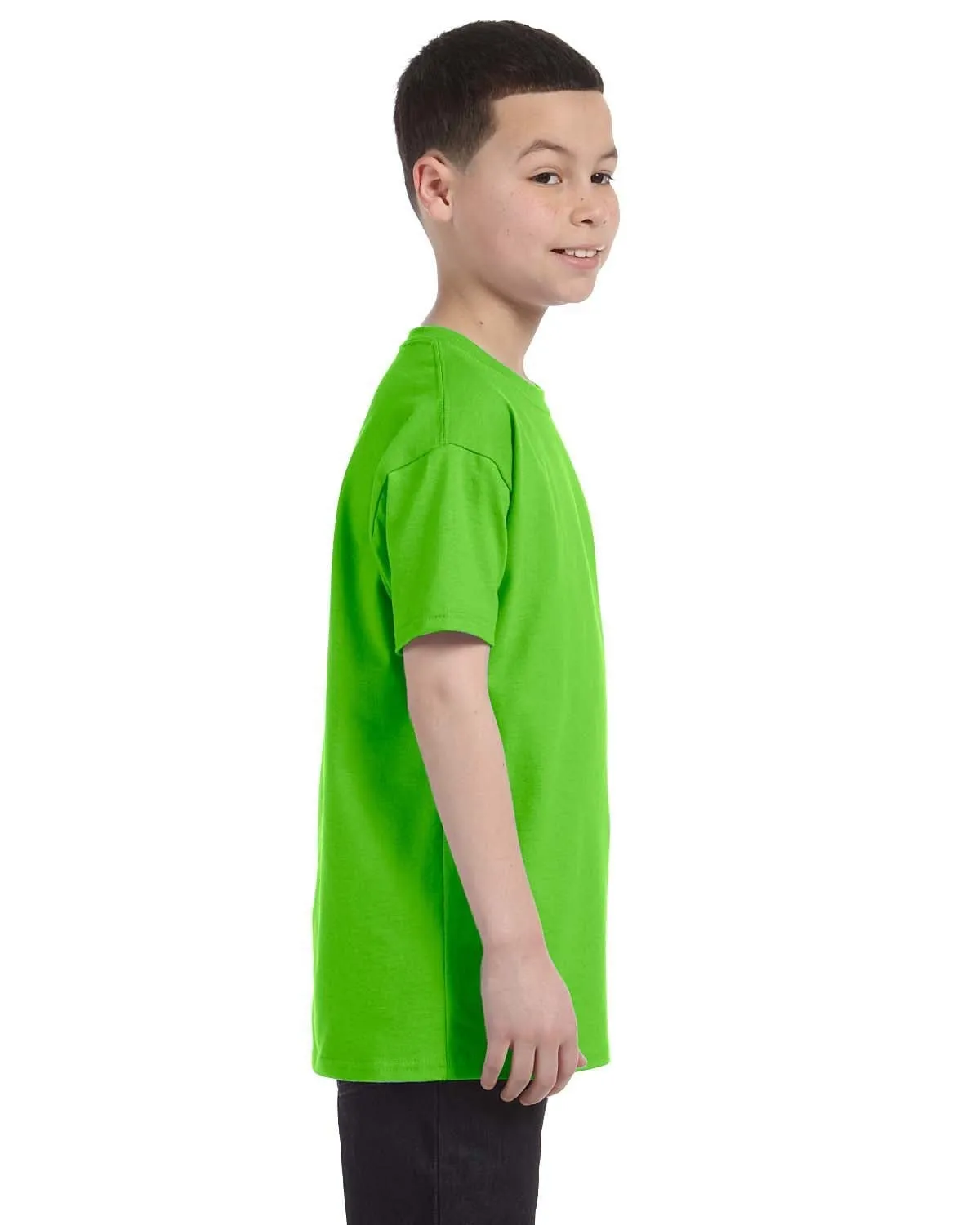 Gildan Youth Lightweight 100% Cotton T-Shirt | Lime