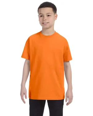 Gildan Youth Lightweight 100% Cotton T-Shirt | S Orange