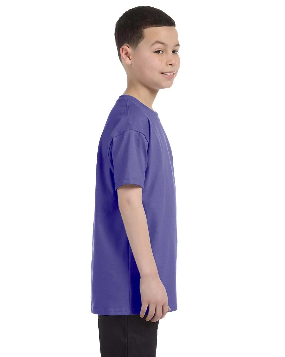 Gildan Youth Lightweight 100% Cotton T-Shirt | Violet
