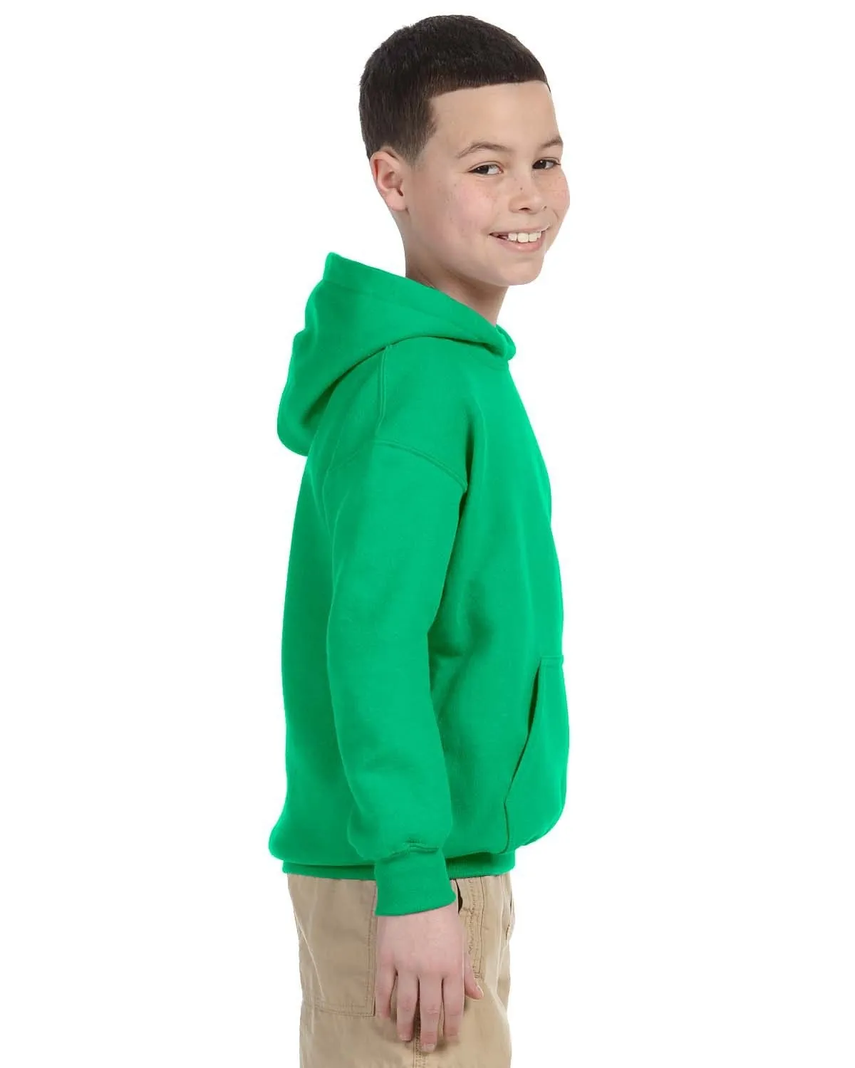 Gildan Youth Lightweight 50/50 Hoodie | Irish Green