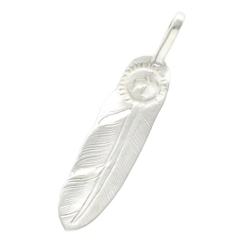 Goros Silver Feather-Facing Left