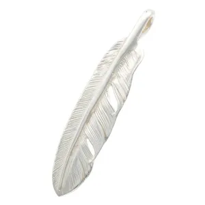 Goros Silver Feather-Facing Left
