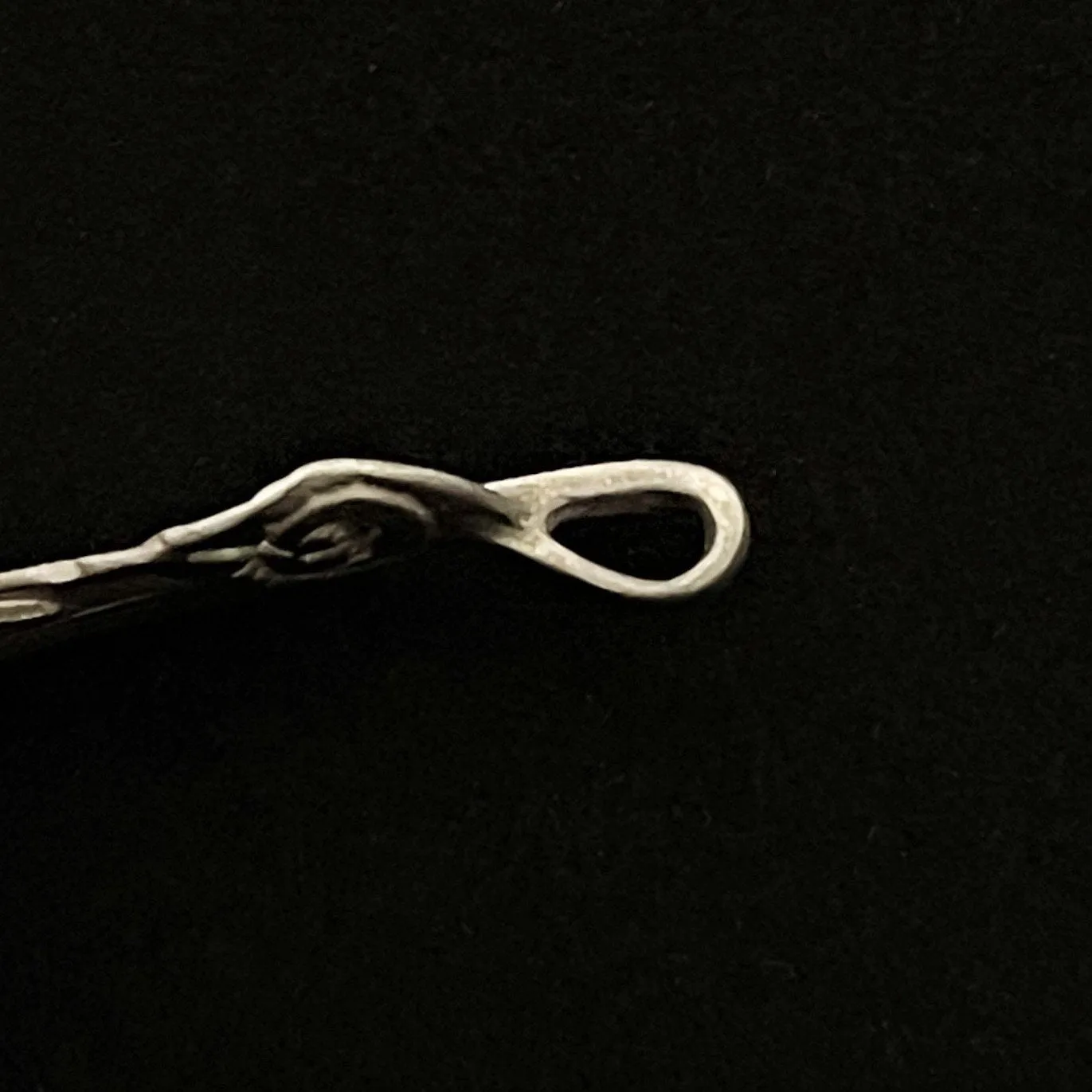 Goros Silver Feather-Facing Left