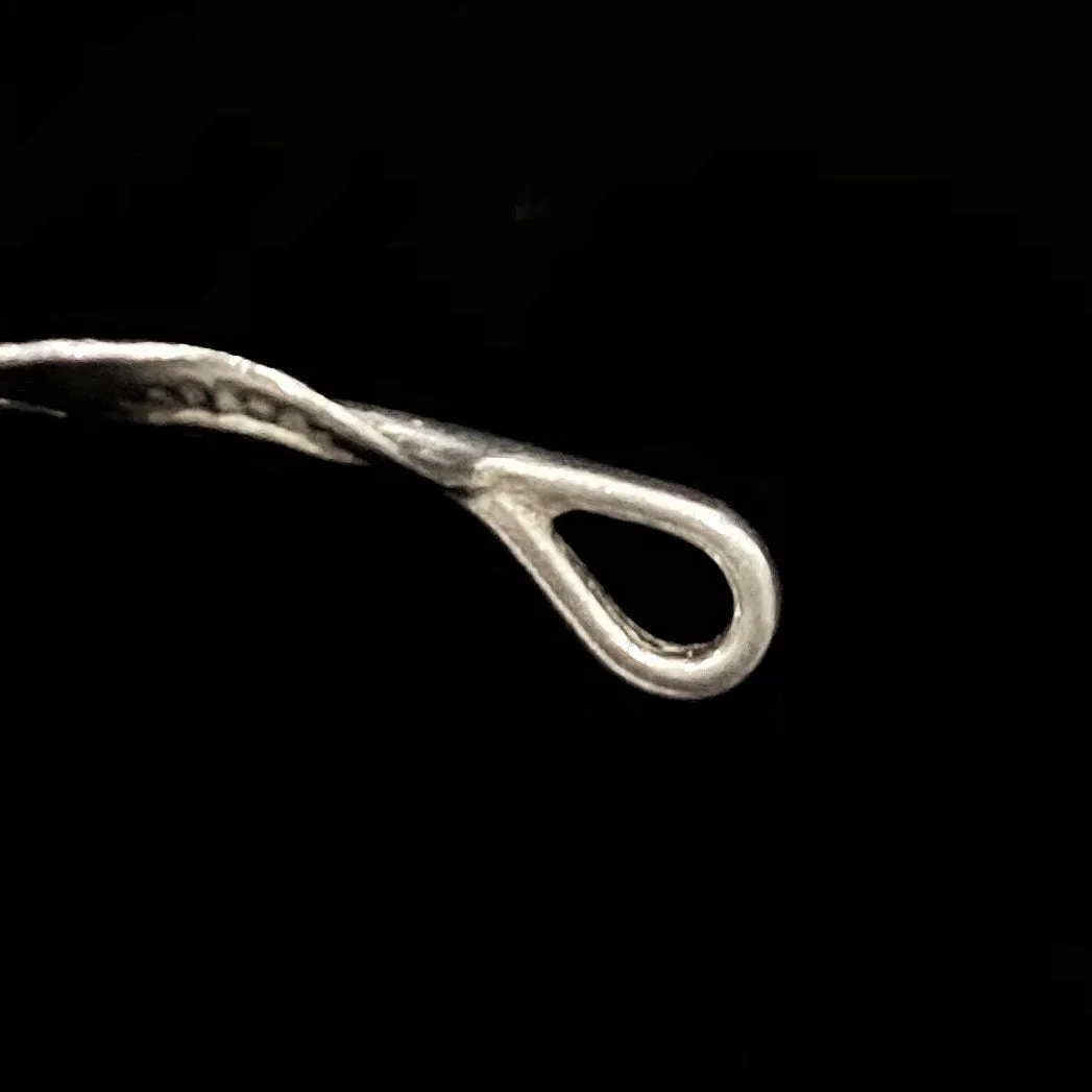 Goros Silver Feather-Facing Left