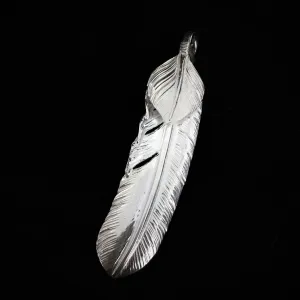Goros Xl Silver Feather - Facing Right