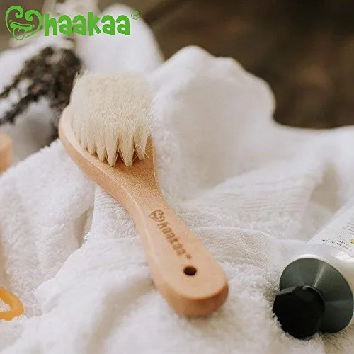 Haakaa Wooden Baby Hair Brush