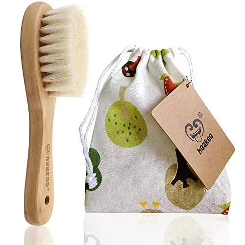 Haakaa Wooden Baby Hair Brush