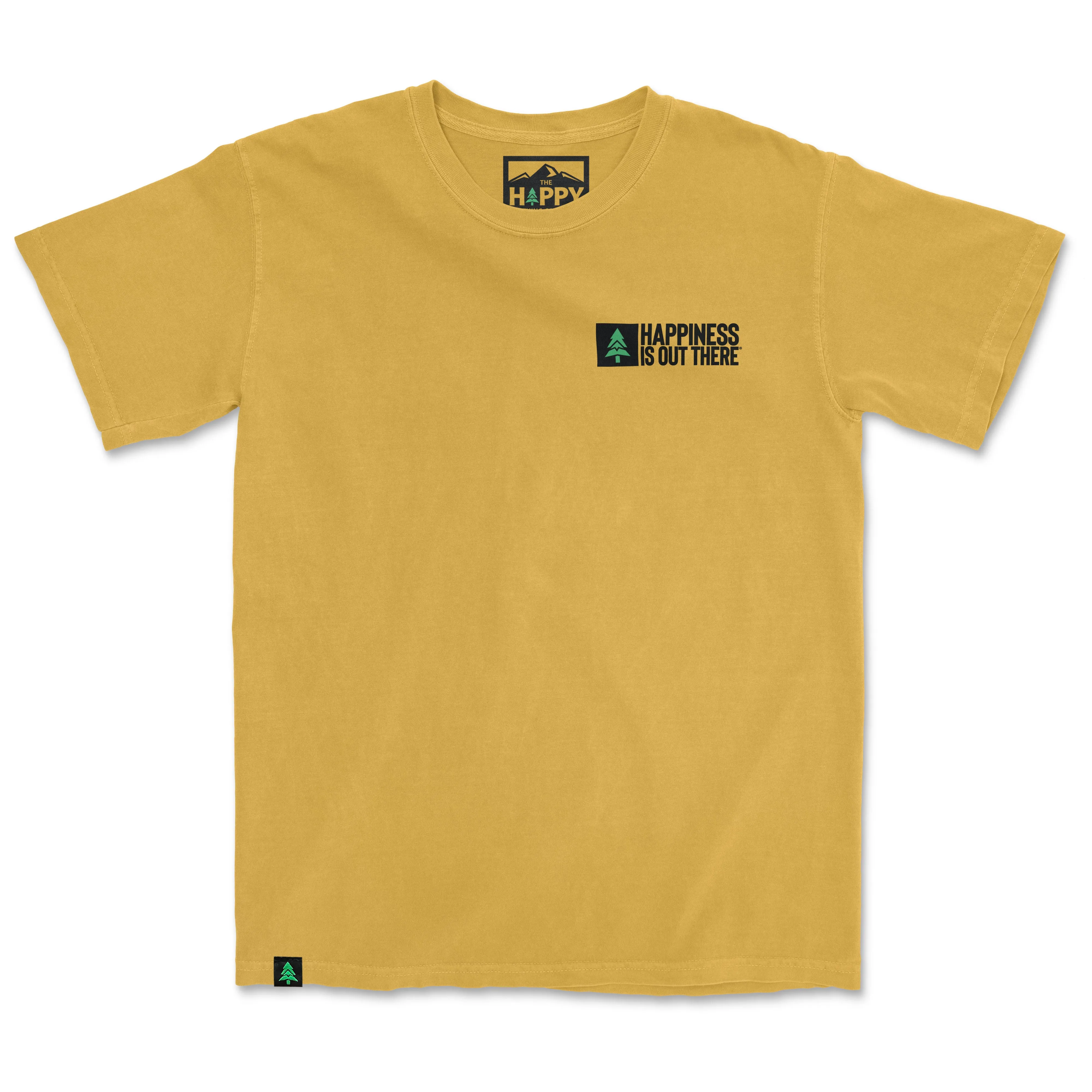 Happiness Is Out There Nature-Dyed Tee