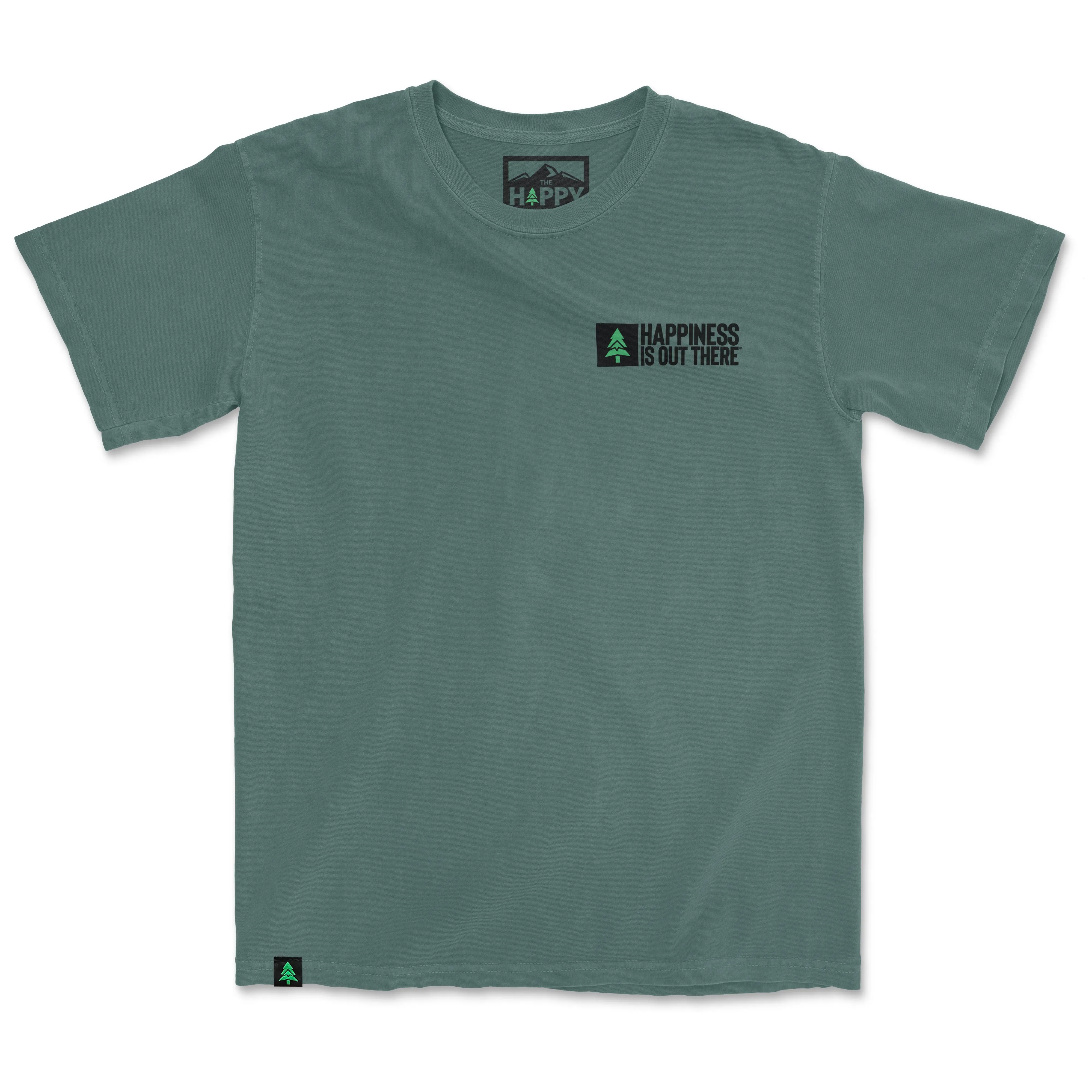 Happiness Is Out There Nature-Dyed Tee