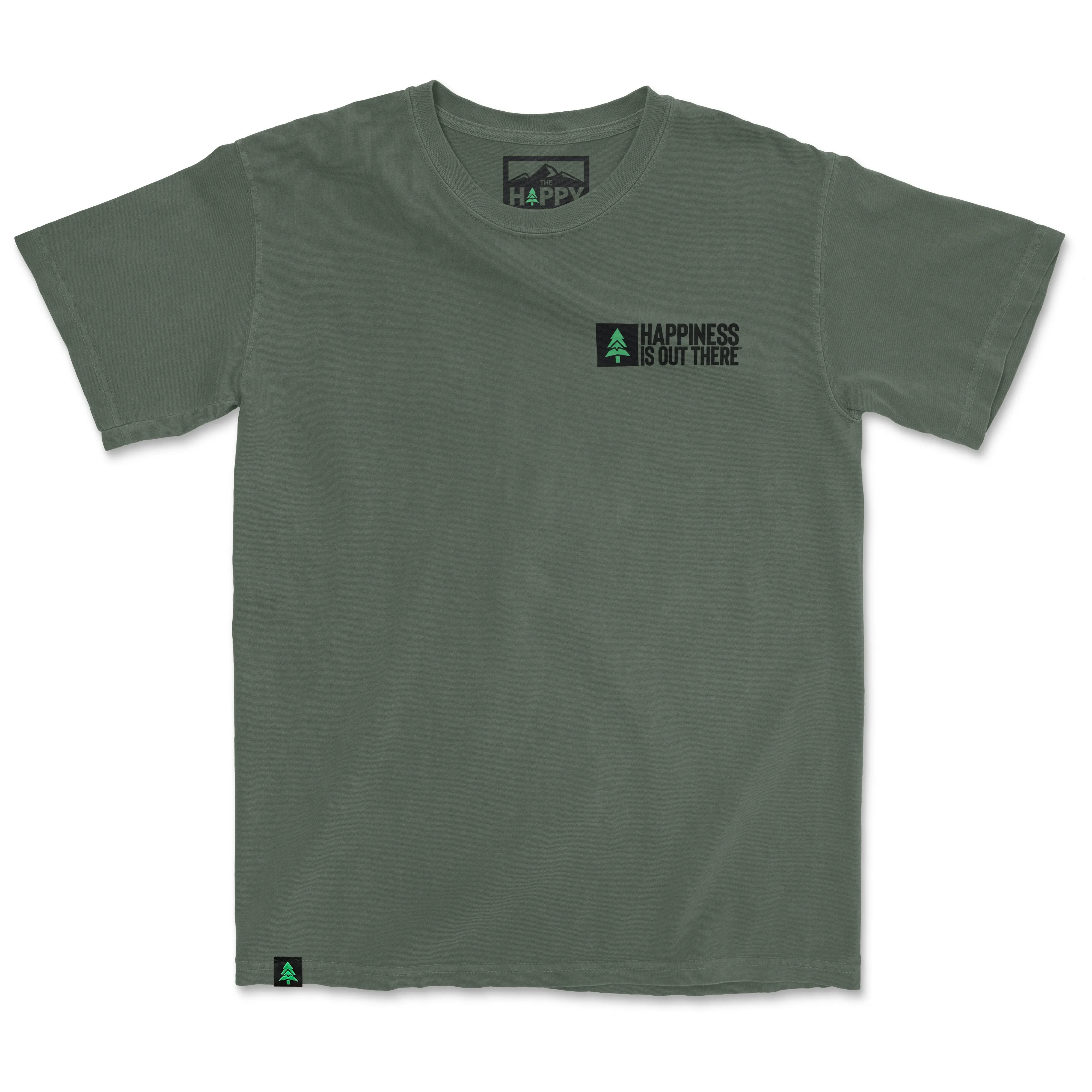 Happiness Is Out There Nature-Dyed Tee