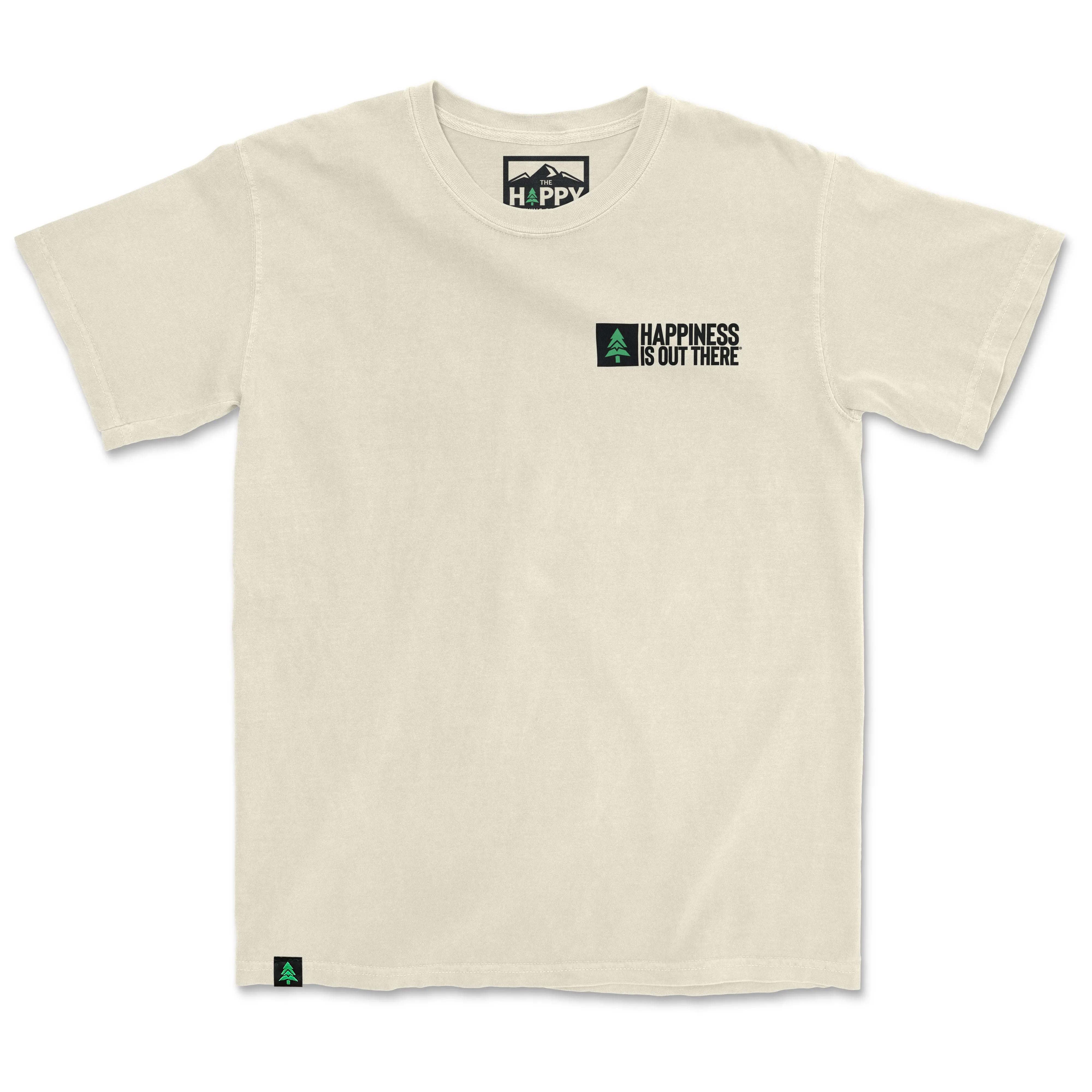 Happiness Is Out There Nature-Dyed Tee